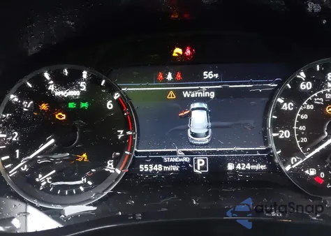 2022 Infiniti Qx50 Pure Awd z USA, uszkodzony, nr VIN 3PCAJ5AB4NF118544